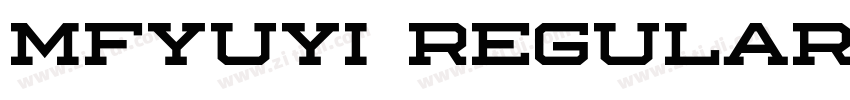 mfyuyi regular字体转换